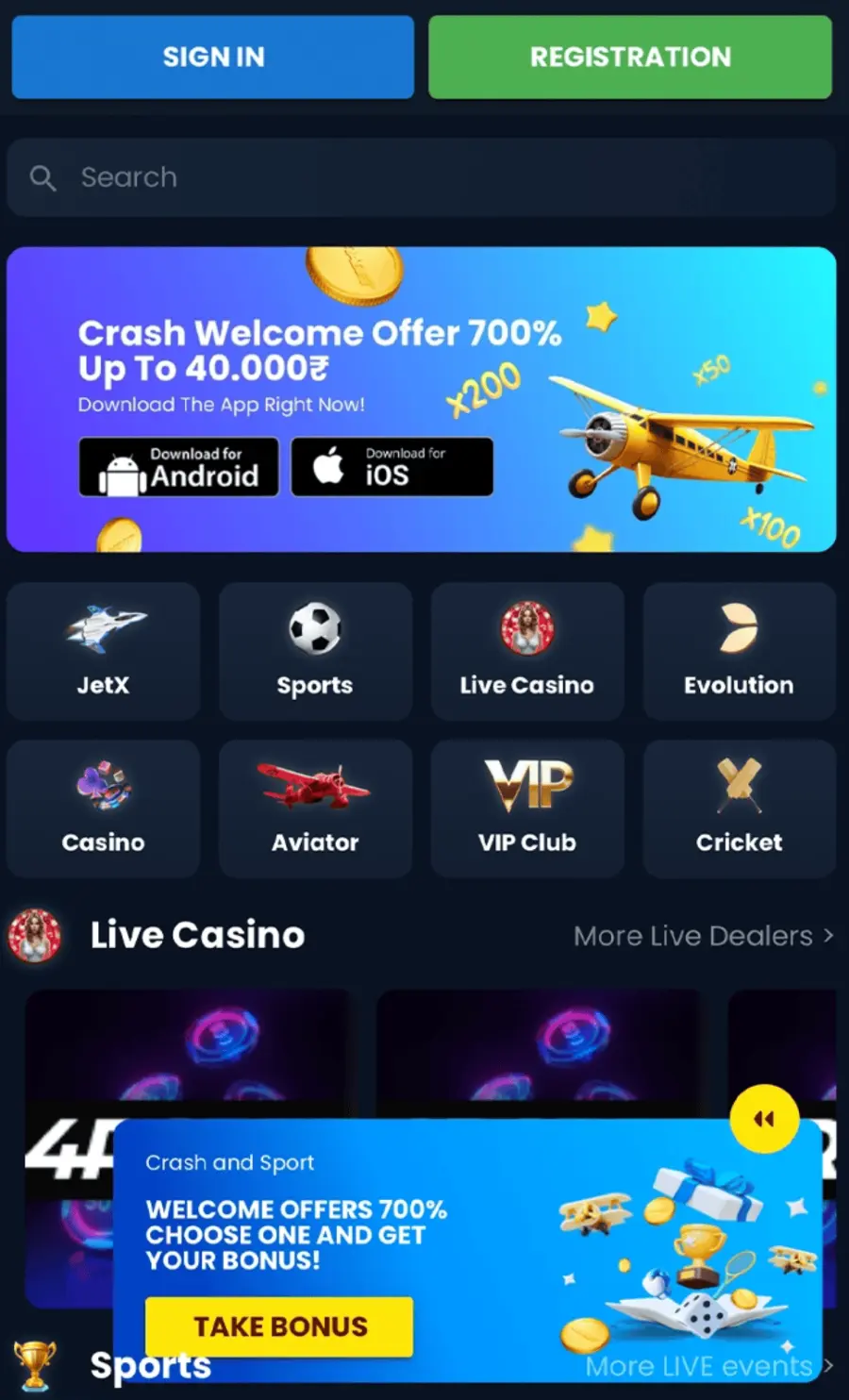 4rabet aviator login
